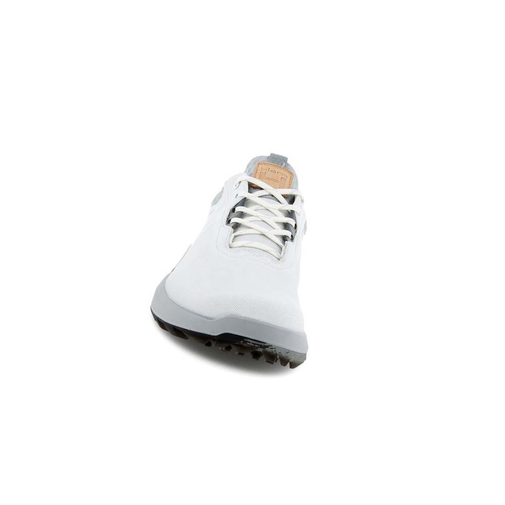 Men's Ecco Biom H4 Golf Shoes White | USA 542JPQ